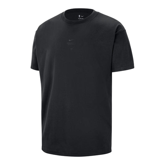 Chicago Bulls Nike 2026 Pre Game Top in Black - Back view