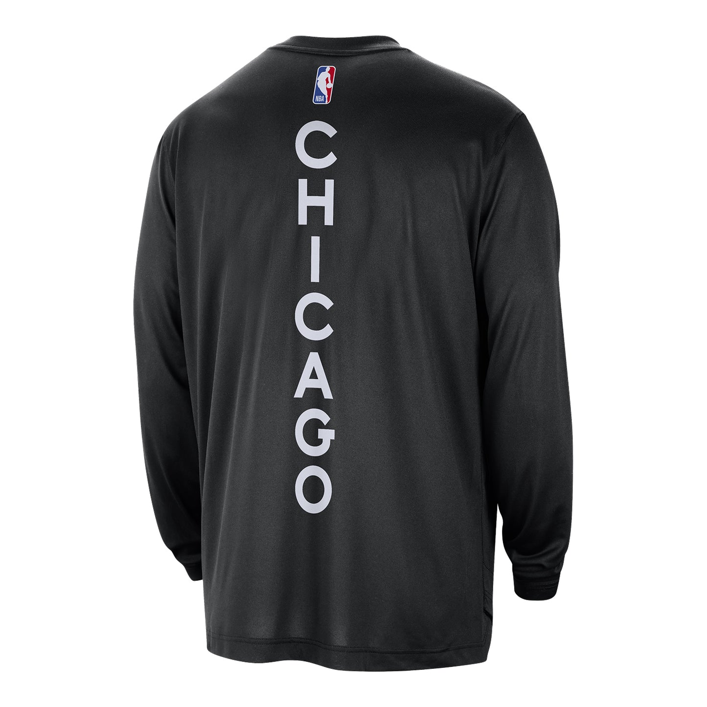 2023-24 CHICAGO BULLS CITY EDITION PREGAME LONG SLEEVE T-SHIRT - back view