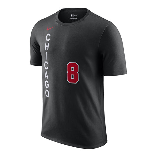 2023-24 CHICAGO BULLS CITY EDITION LAVINE N&N T-SHIRT - back view