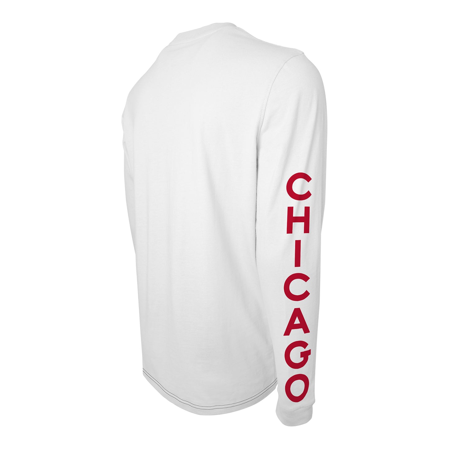 2023-24 CHICAGO BULLS CITY EDITION SCOREBOARD LONG SLEEVE T-SHIRT - back view