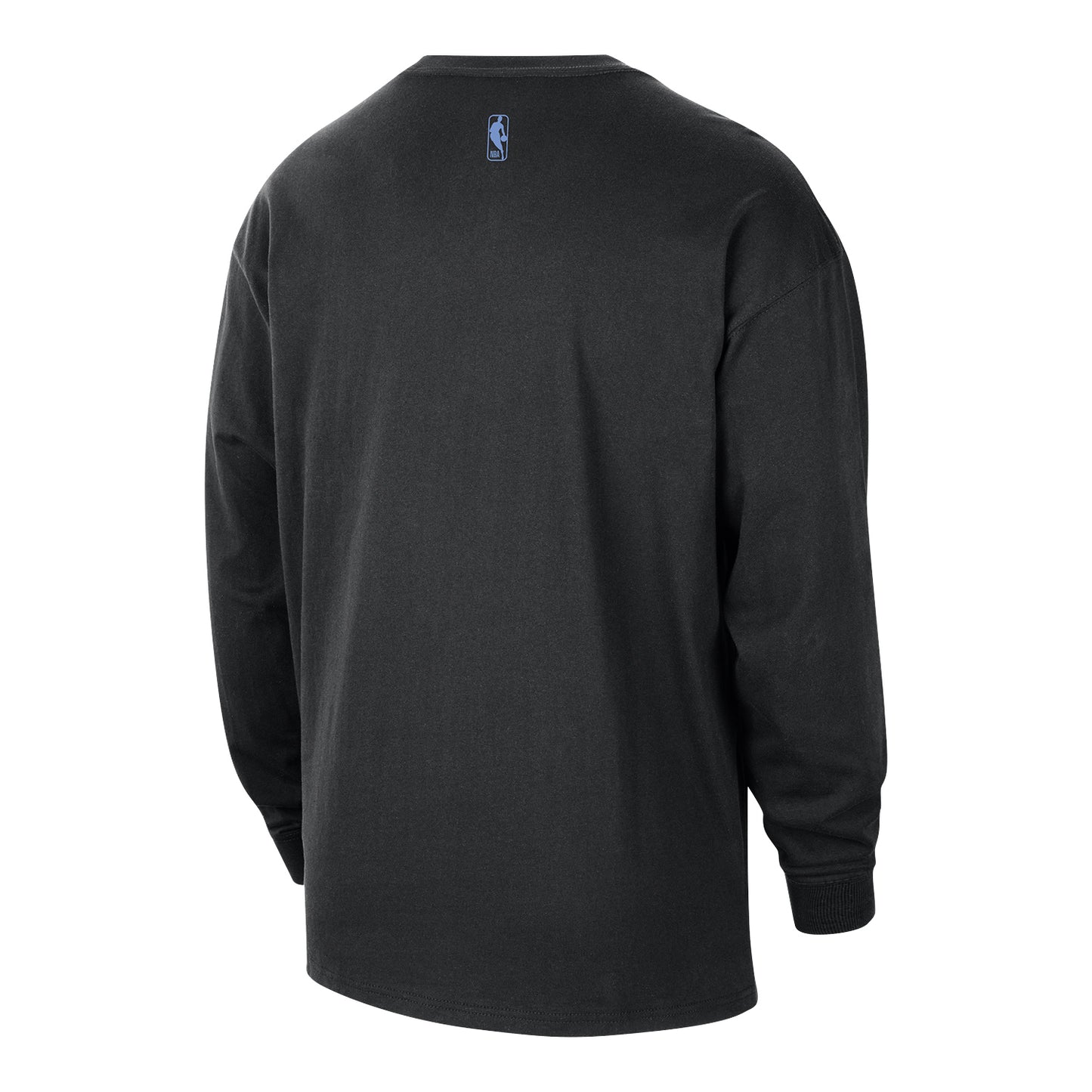 2025-26 City Edition Chicago Bulls Nike Script Long-Sleeve T-Shirt in Black - Back View