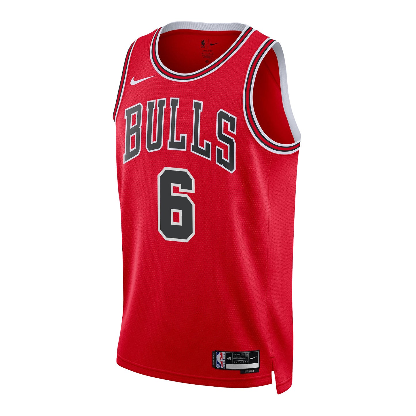 Chicago Bulls Alex Caruso Nike Icon Swingman Jersey - Front View