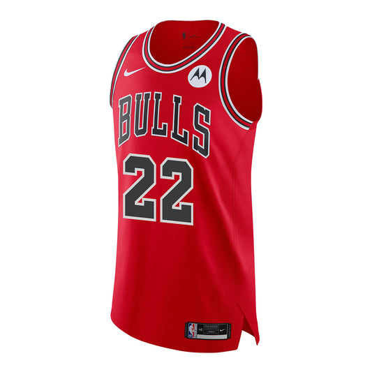 Chicago Bulls Anfernee Simons Nike Icon Swingman Jersey in White - Back View