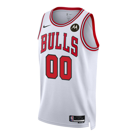 Chicago Bulls Personalized Nike Association Swingman Jersey - back view
