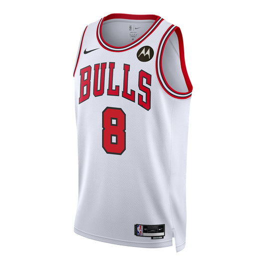 Chicago Bulls Zach LaVine Nike Association Swingman Jersey - Back View