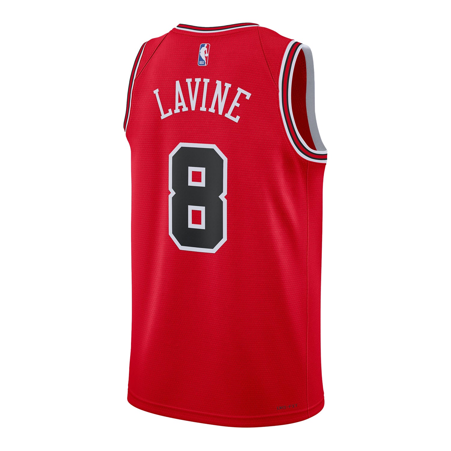 Youth Chicago Bulls Zach LaVine Nike Icon Swingman Jersey - Back View