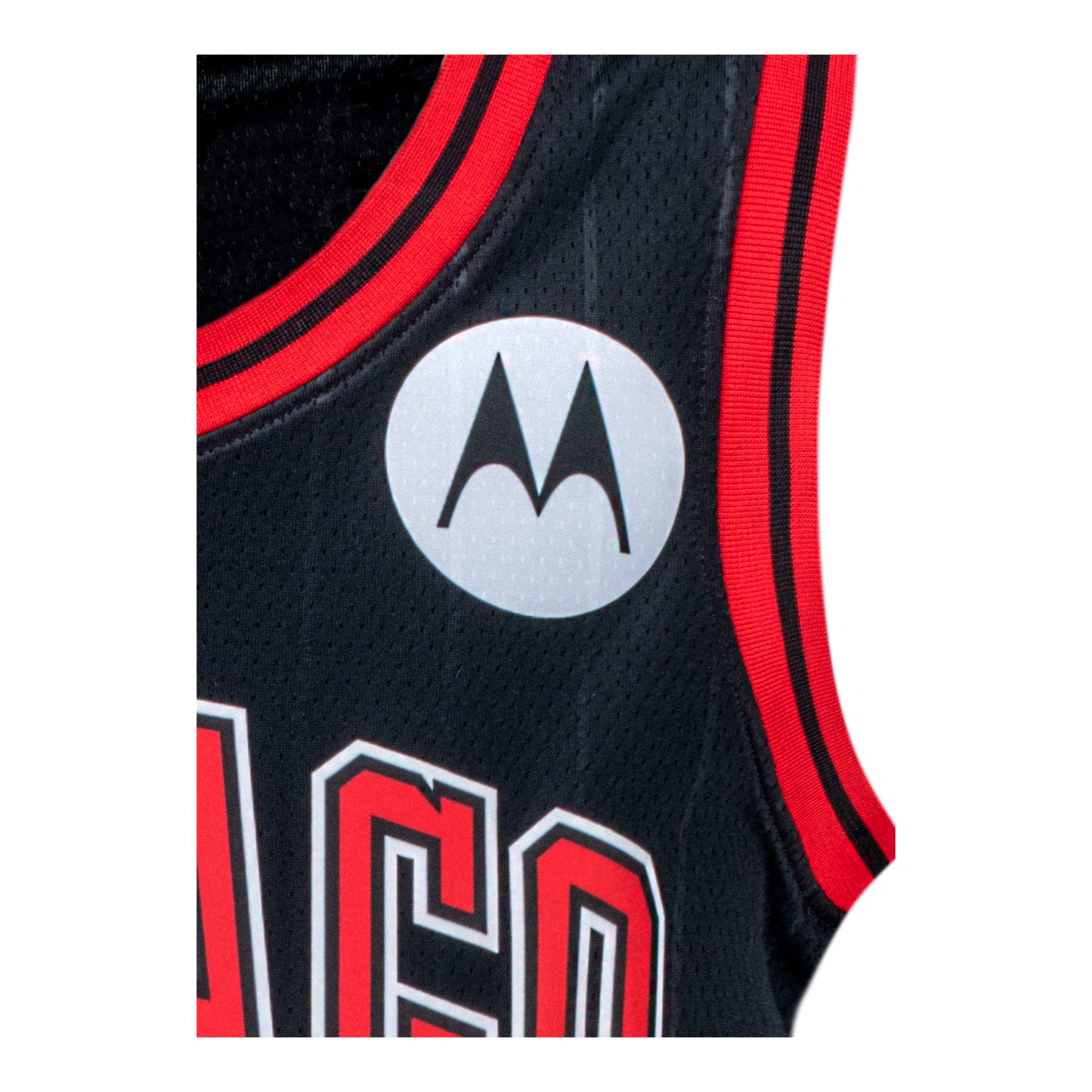 Chicago Bulls Nike Statement Jordan Swingman Jersey - close up view