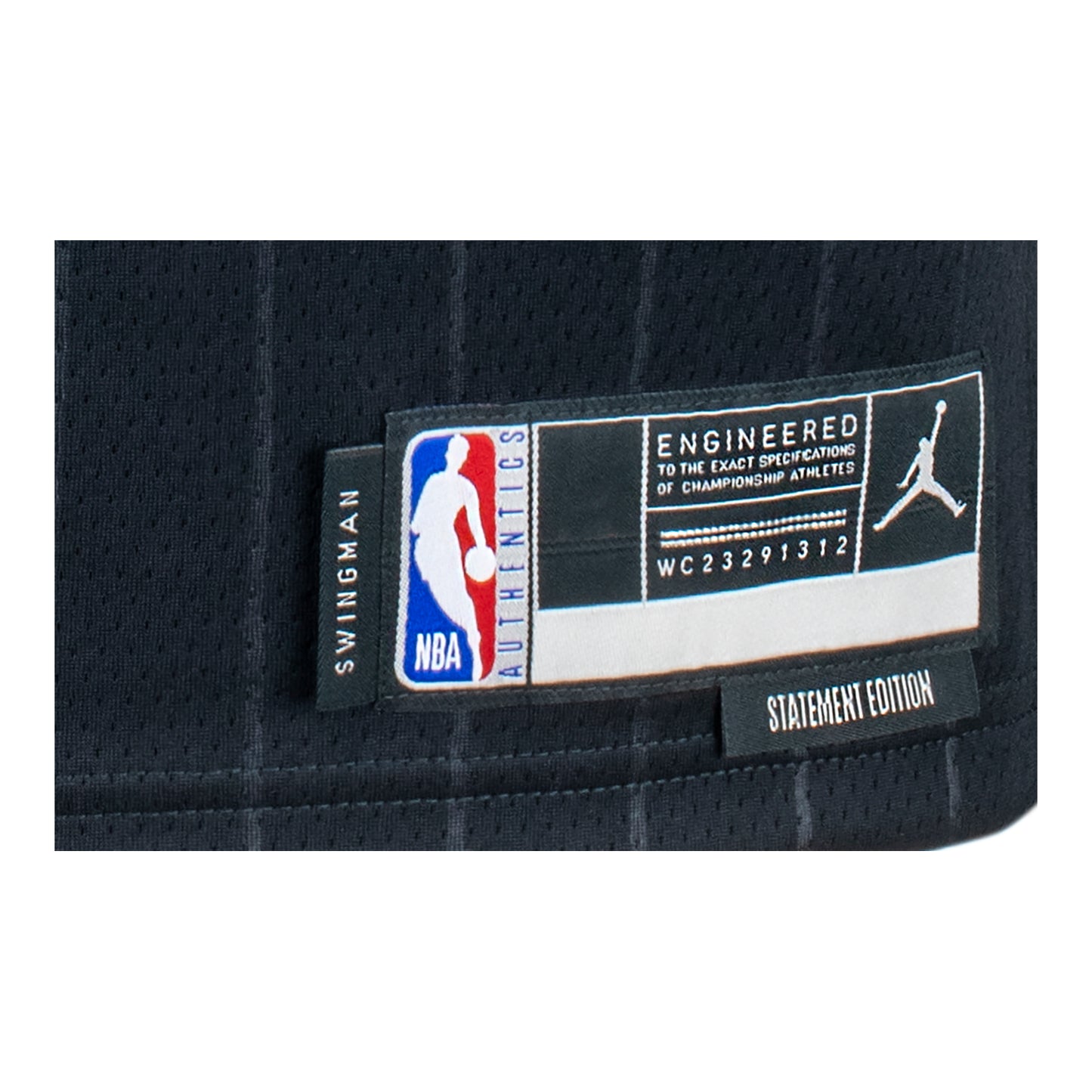 Chicago Bulls Nike Statement Jordan Swingman Jersey - close up view