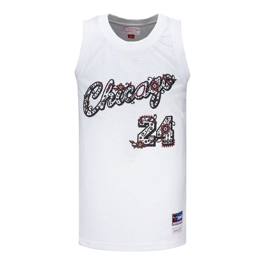 Chicago Bulls Authentic Sueños Music Festival 2024 Jersey - front view