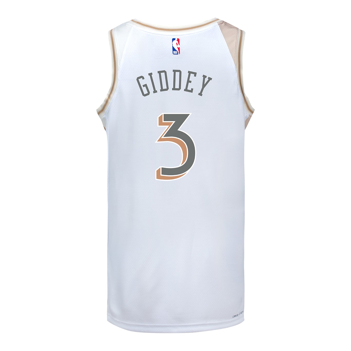 2024-25 CHICAGO BULLS JOSH GIDDEY CITY EDITION SWINGMAN JERSEY - Back View