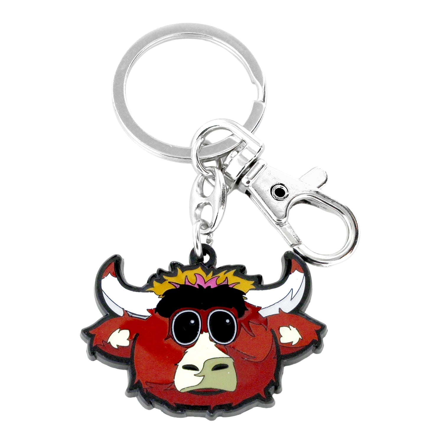 Aminco Impact Keychain – Officially Licensed Team Logo Keychain With Carabiner Clip, Unisex