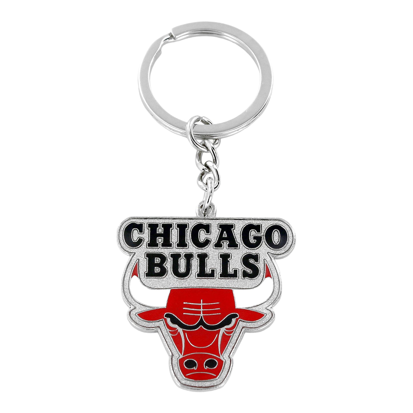 Chicago Bulls Aminco Primary Logo Keychain - Front View