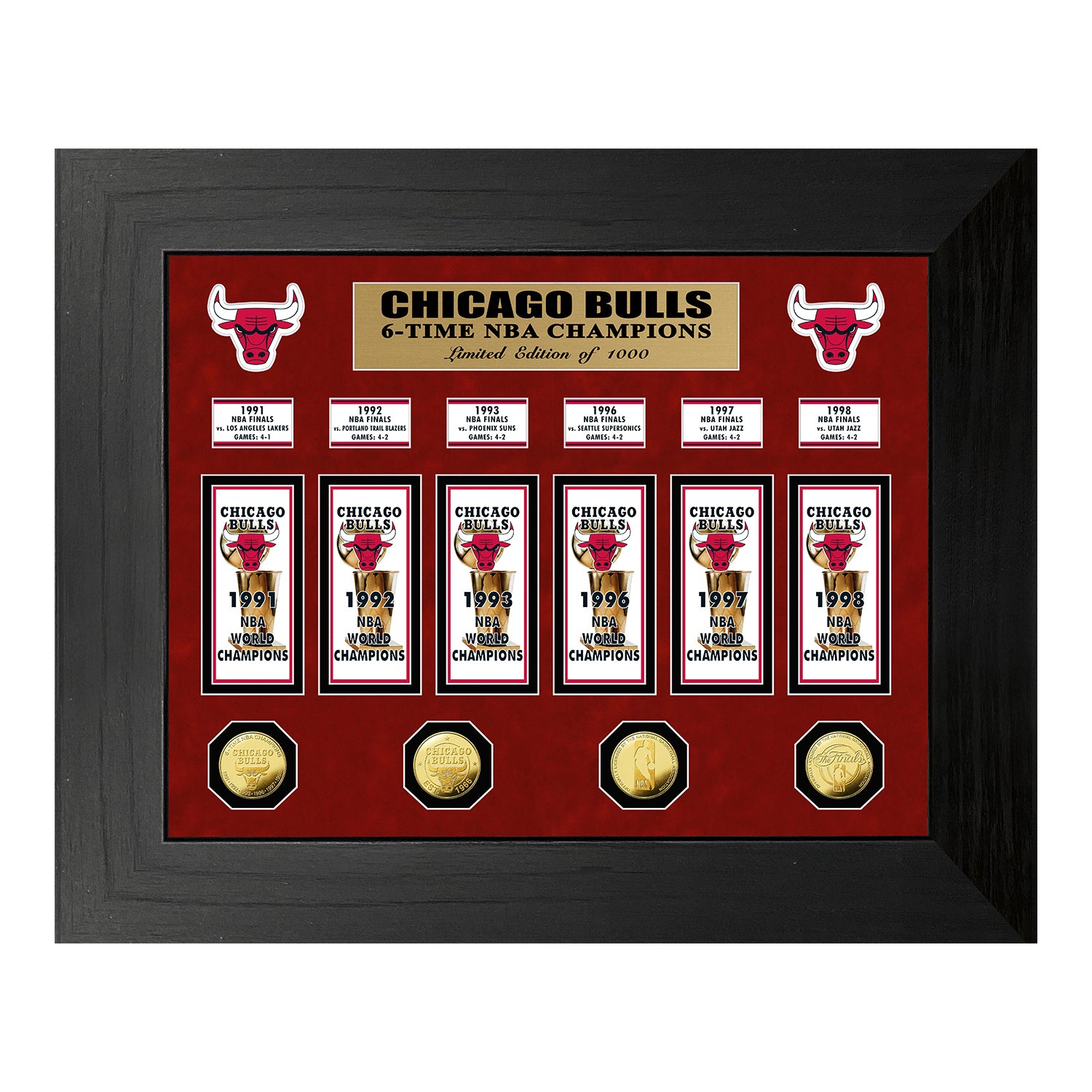 Logo Chicago Bulls Championships Years Chicago Bulls Pin NBA 1996