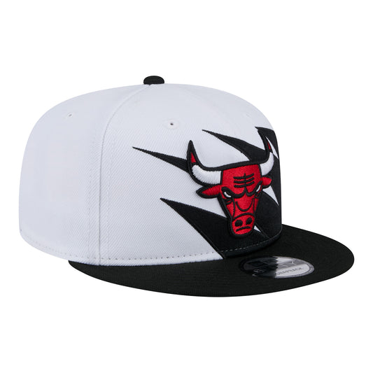 Youth Chicago Bulls New Era 950 Retro Jagged Snapback - Front Left View