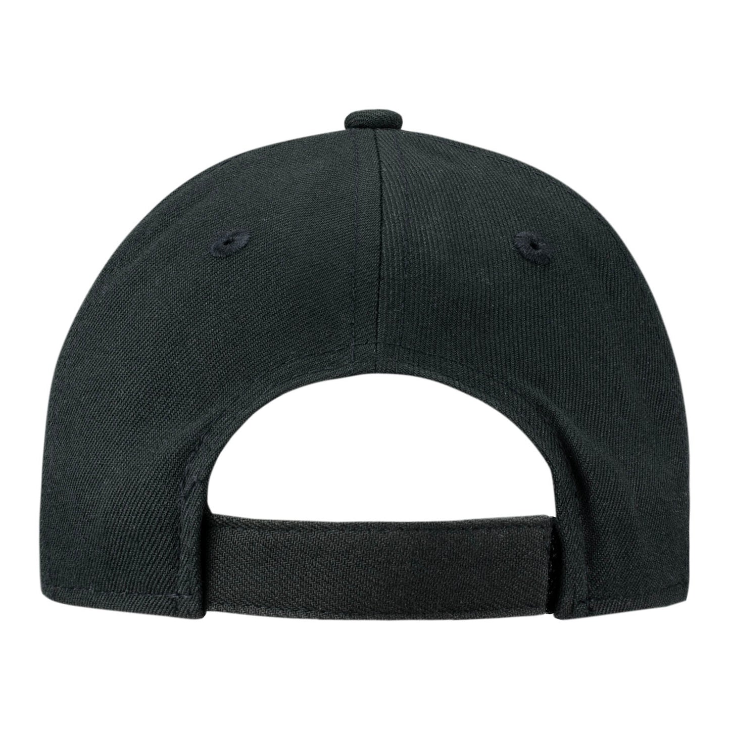 Youth Chicago Bulls New Era 940 Adjustable Hat in Black - Back View