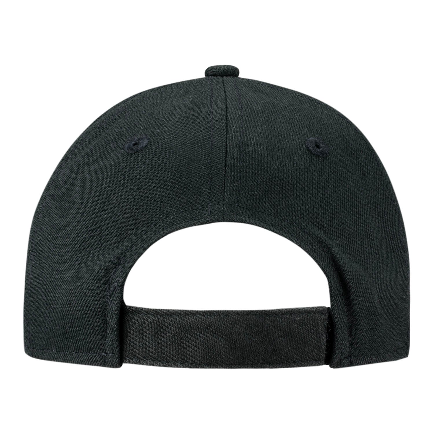 Youth Chicago Bulls New Era 940 Adjustable Hat in Black - Back View