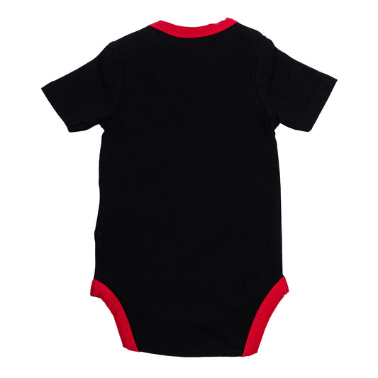 Newborn Chicago Bulls 1966 Benny Onesie in Black - Front View