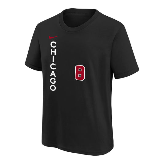 Youth Chicago Bulls City Edition LaVine Name & Number T-Shirt - back view