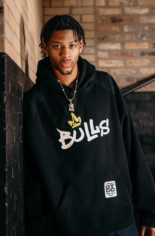 Chicago Bulls 1966 Dalen x Don D1 Hooded Sweatshirt - back view