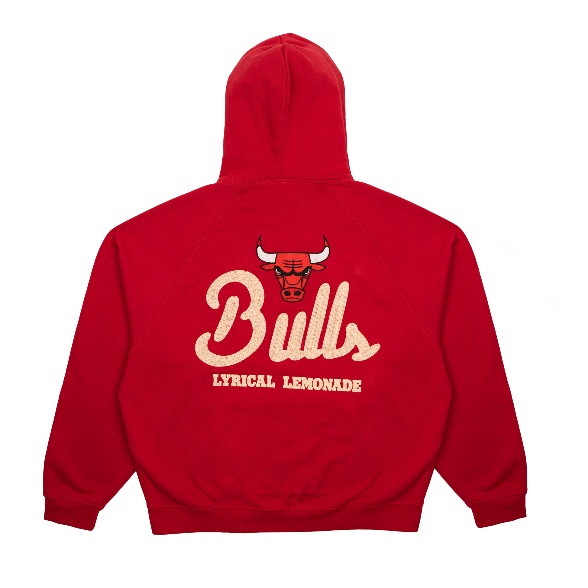 Chicago Bulls x Lyrical Lemonade Red Script Hooded Sweatshirt