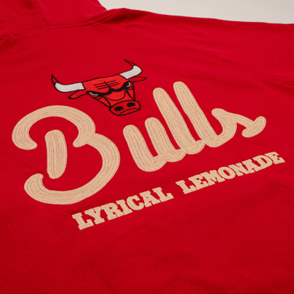 Chicago Bulls x Lyrical Lemonade Red Script Hooded Sweatshirt