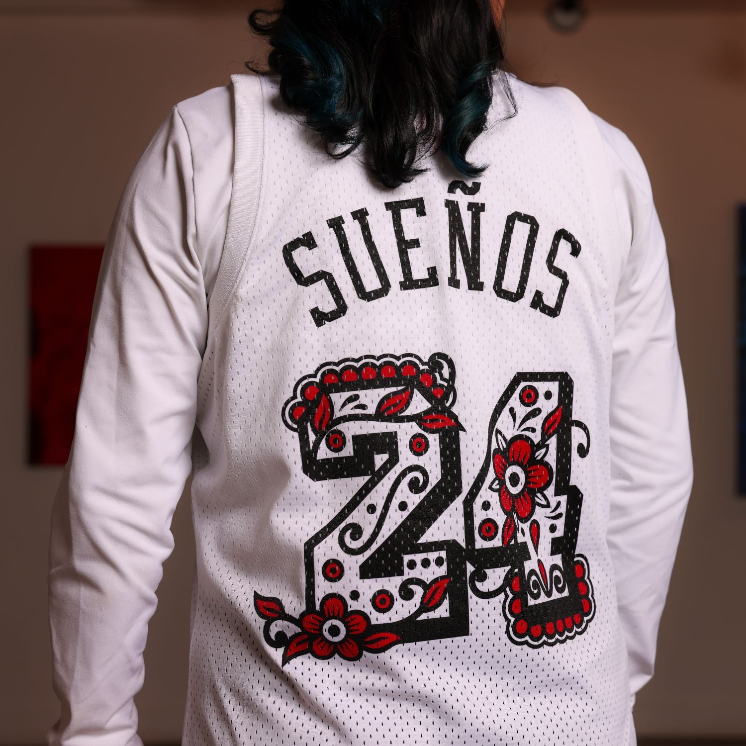 Chicago Bulls Authentic Sueños Music Festival 2024 Jersey - back view
