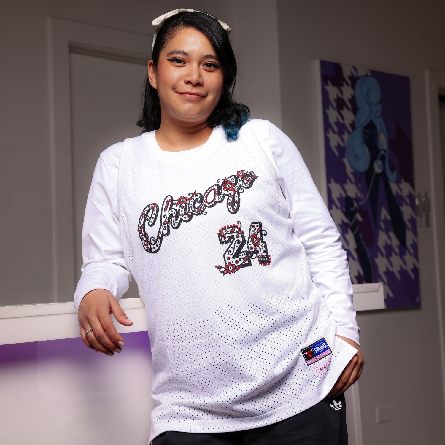 Chicago Bulls Authentic Sueños Music Festival 2024 Jersey  - front view