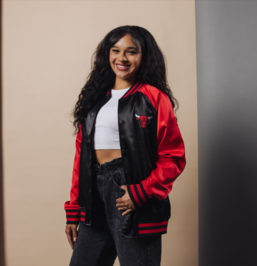 Chicago Bulls 1966 Statement Satin Bomber Jacket