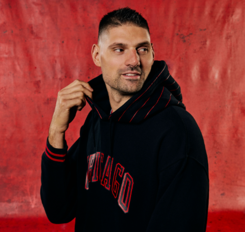Chicago Bulls 1966 Statement Pinstripe Hoodie