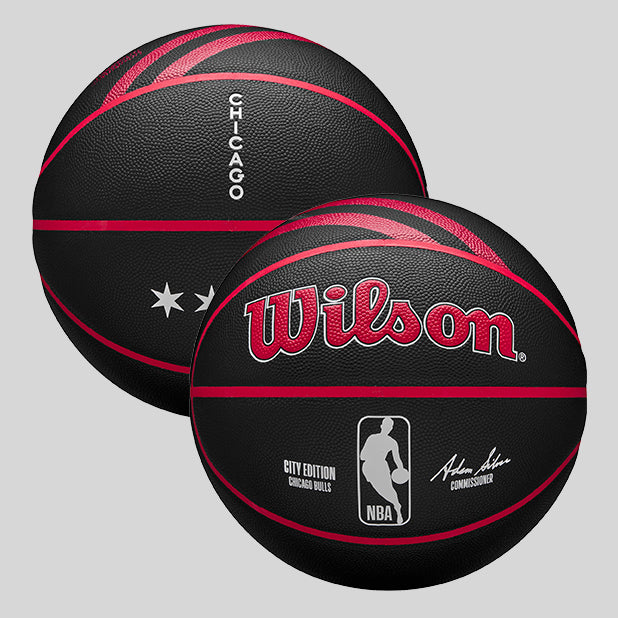 Chicago Bulls Wilson NBA City Edition Basketball - Size 7