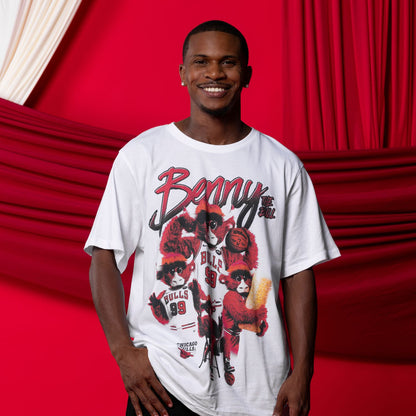 Chicago Bulls 1966 Benny Photo T-Shirt - Front View