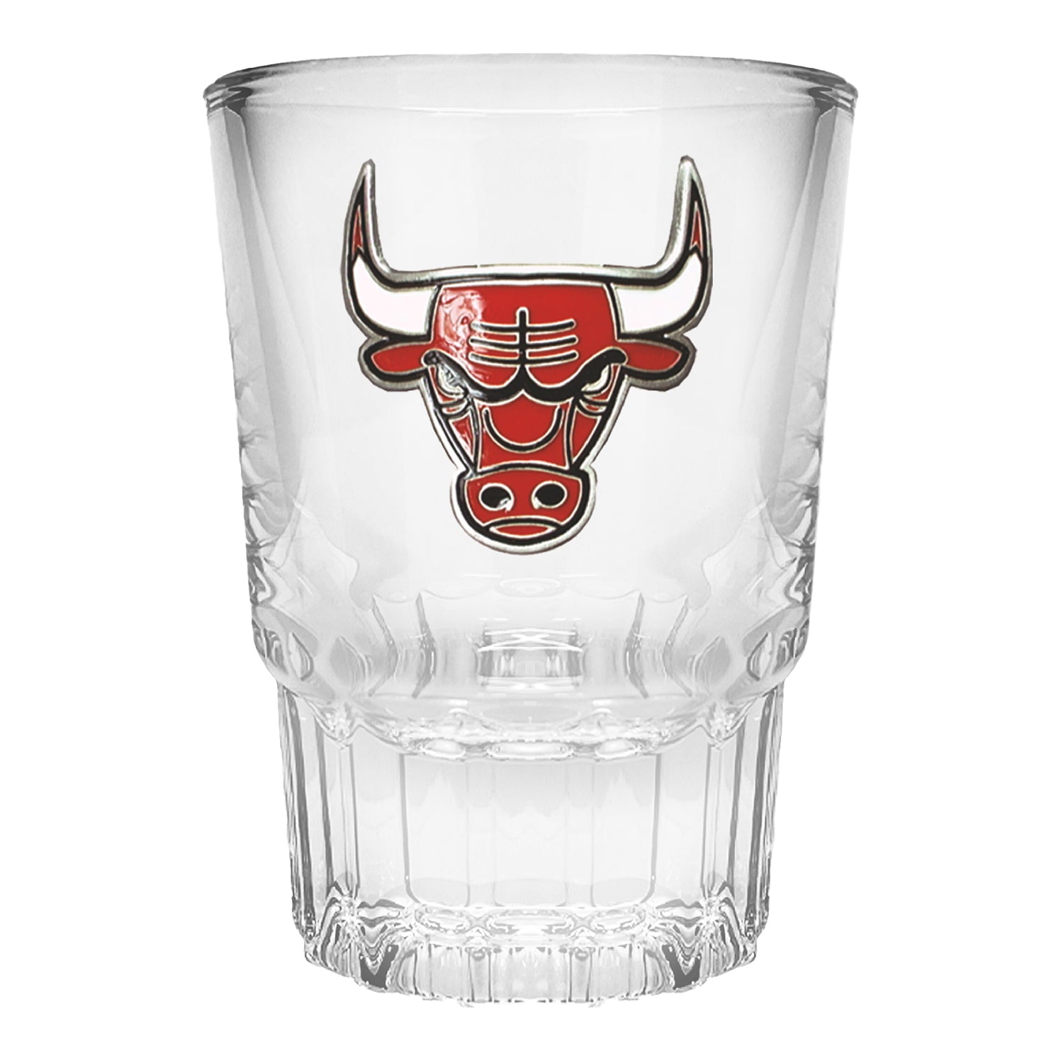 Chicago Bulls Prism Shot Glass - front view