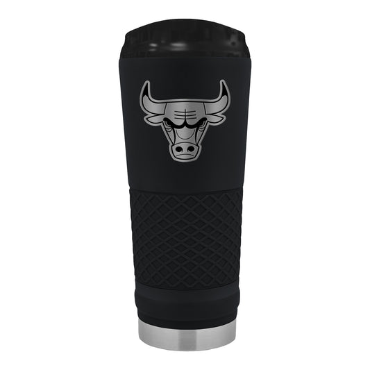 Chicago Bulls 24oz Stealth Tumbler - front view