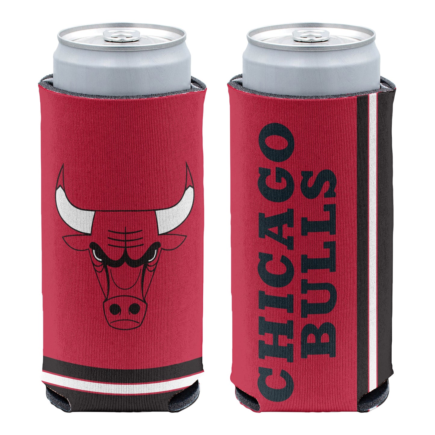 Chicago Bulls 12 oz Slim Can Cooler