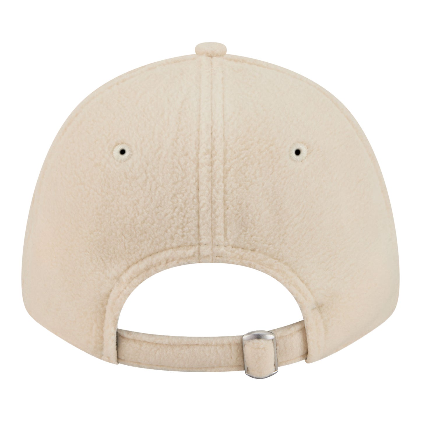Ladies Chicago Bulls New Era Comfy Patch Snapback in White - Back View