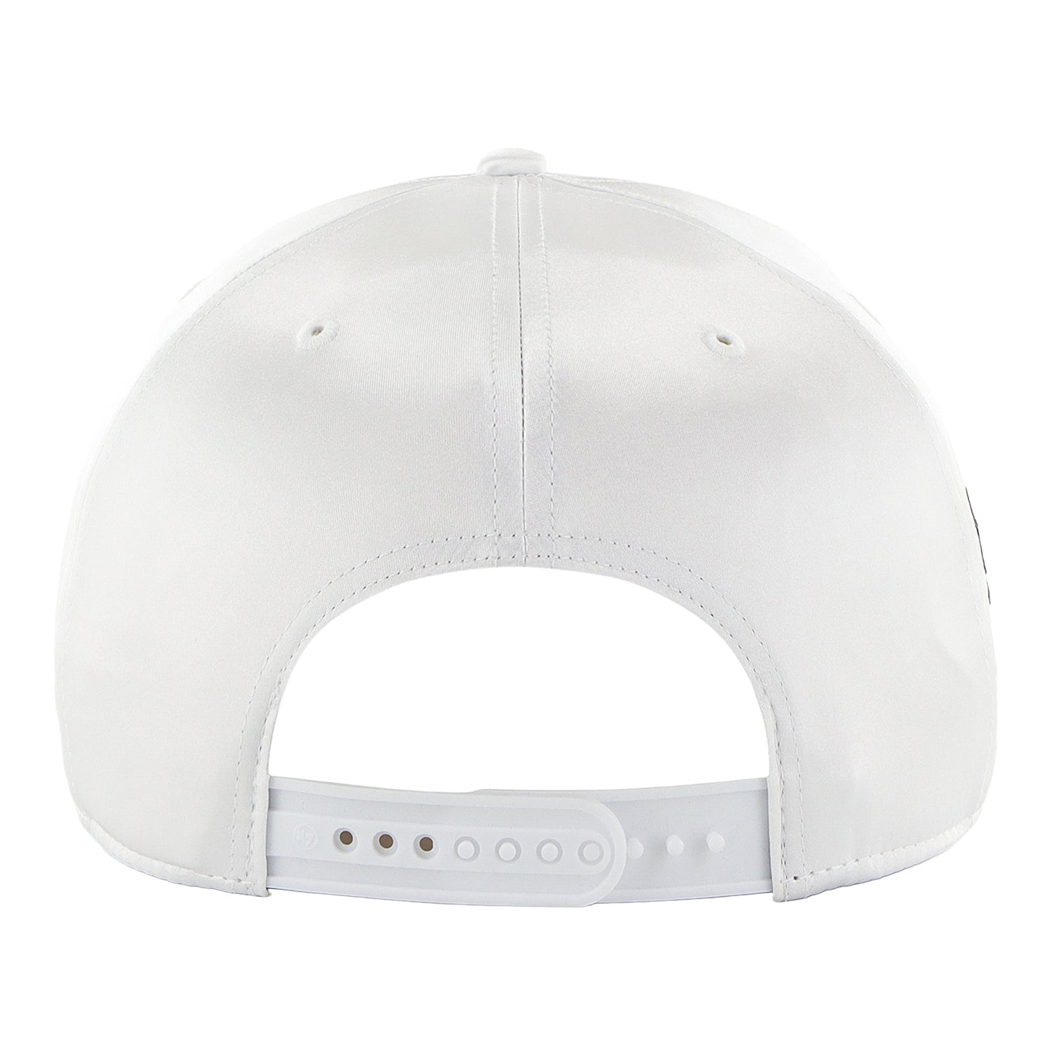 Ladies Chicago Bulls 47 Brand Outspoken Hitch Snapback Hat in White - Back View