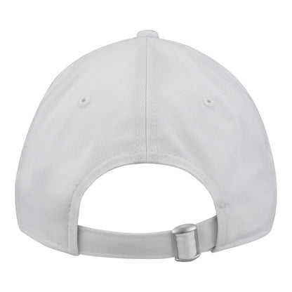 Ladies Chicago Bulls New Era Tonal Script 920 Hat in White - Back View