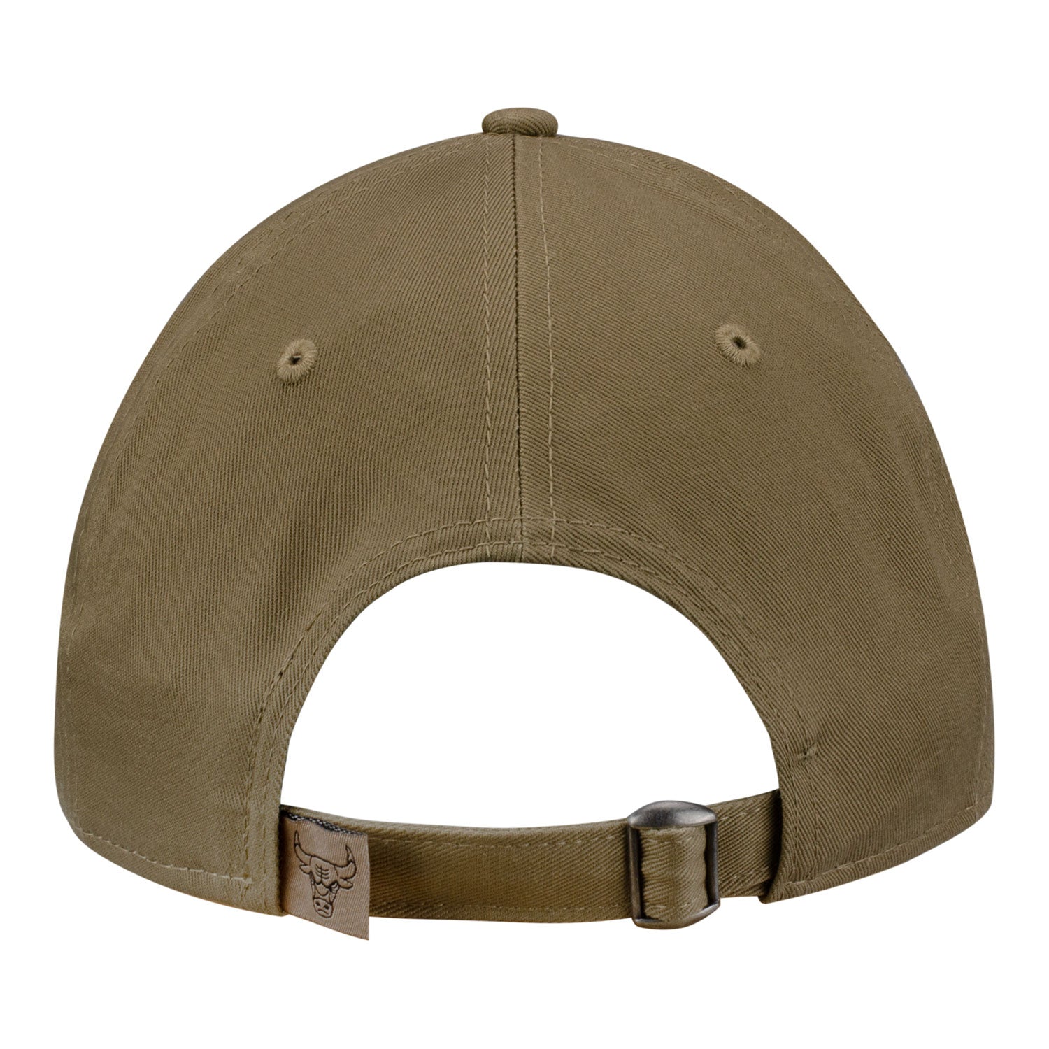 Ladies Chicago Bulls New Era Tonal Script 920 Khaki Hat in Brown - Back View