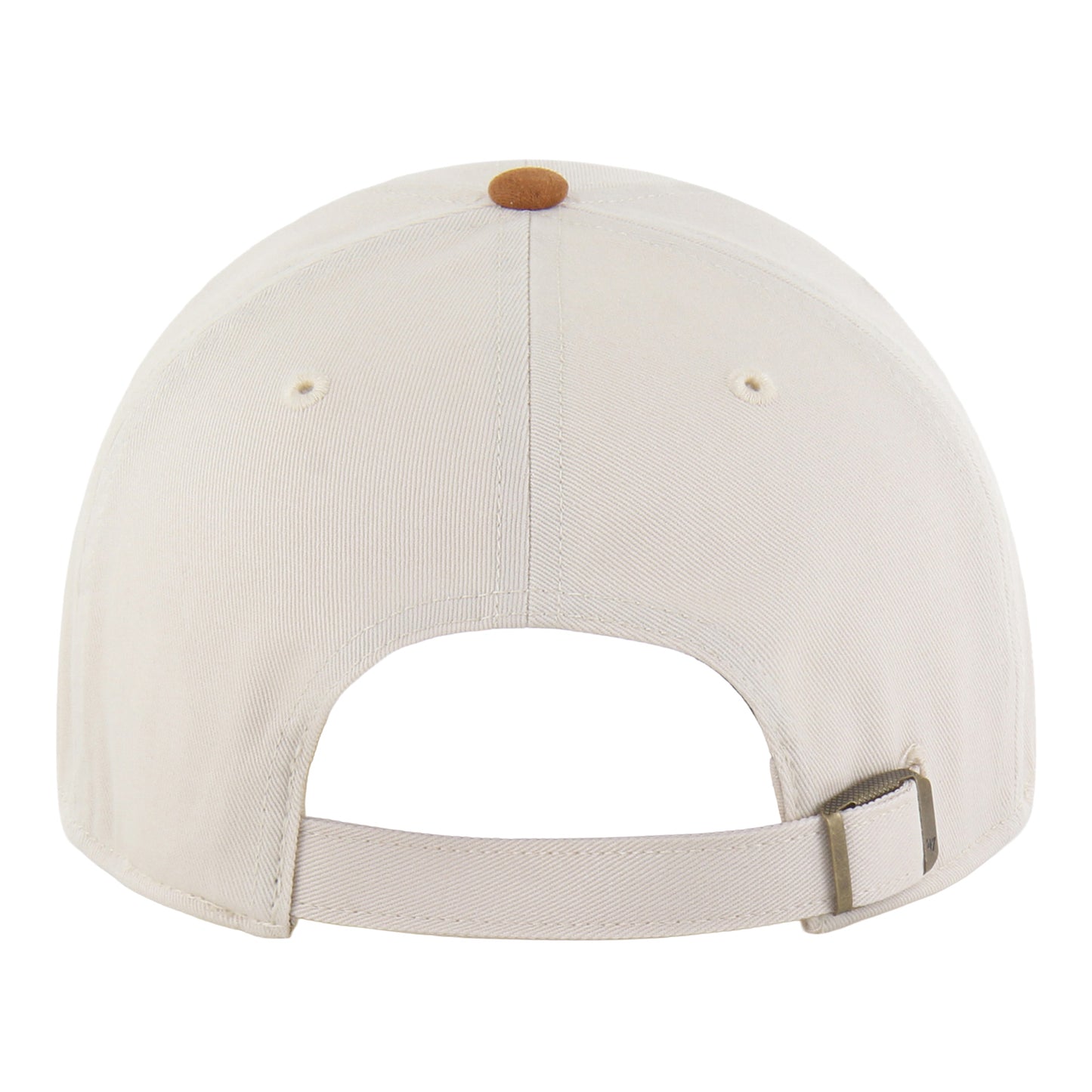 Ladies Chicago Bulls 47 Brand Mini Suede Clean Up Hat in White - Back View
