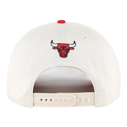 Ladies Chicago Bulls 47 Brand Rope Script Hitch Hat in White - Back View