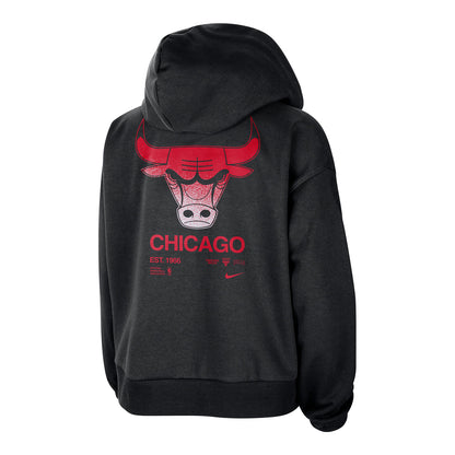 Ladies Chicago Bulls Nike Standard Issue Pullover Hooded Sweatshirt