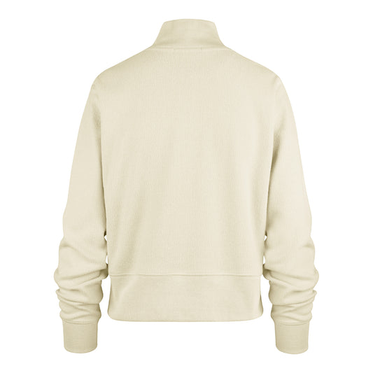 Ladies Chicago Bulls ’47 Brand Tranquility Sweatshirt in White - Front  View