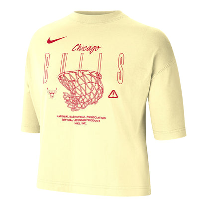 Ladies Chicago Bulls Nike Swish T-Shirt - Front View