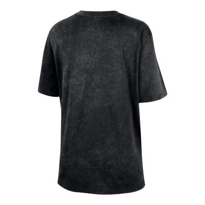 Ladies Chicago Bulls Nike Championship Ring T-Shirt in Black - Back View