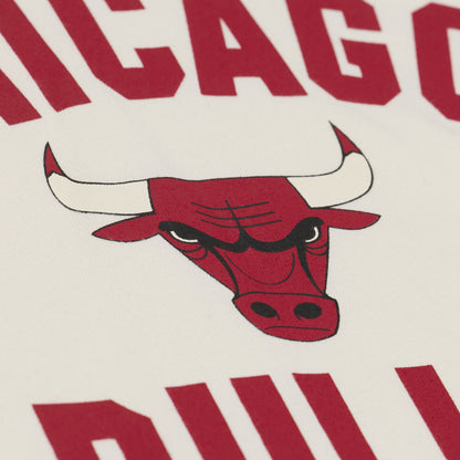 Ladies Chicago Bulls Mitchell & Ness Retro Roots Cropped T-Shirt - Front Logo View