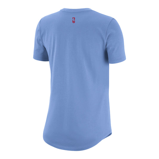 Ladies Chicago Bulls Nike Essential City Edition Valor Blue T-Shirt in Blue - Front View