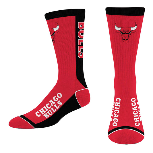 Chicago Bulls MVP Sock - red and black - front view