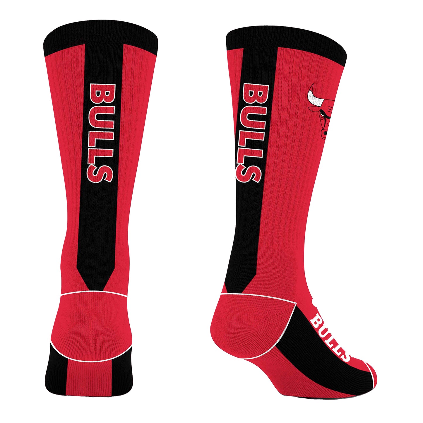 Chicago Bulls MVP Sock - red and black - back view