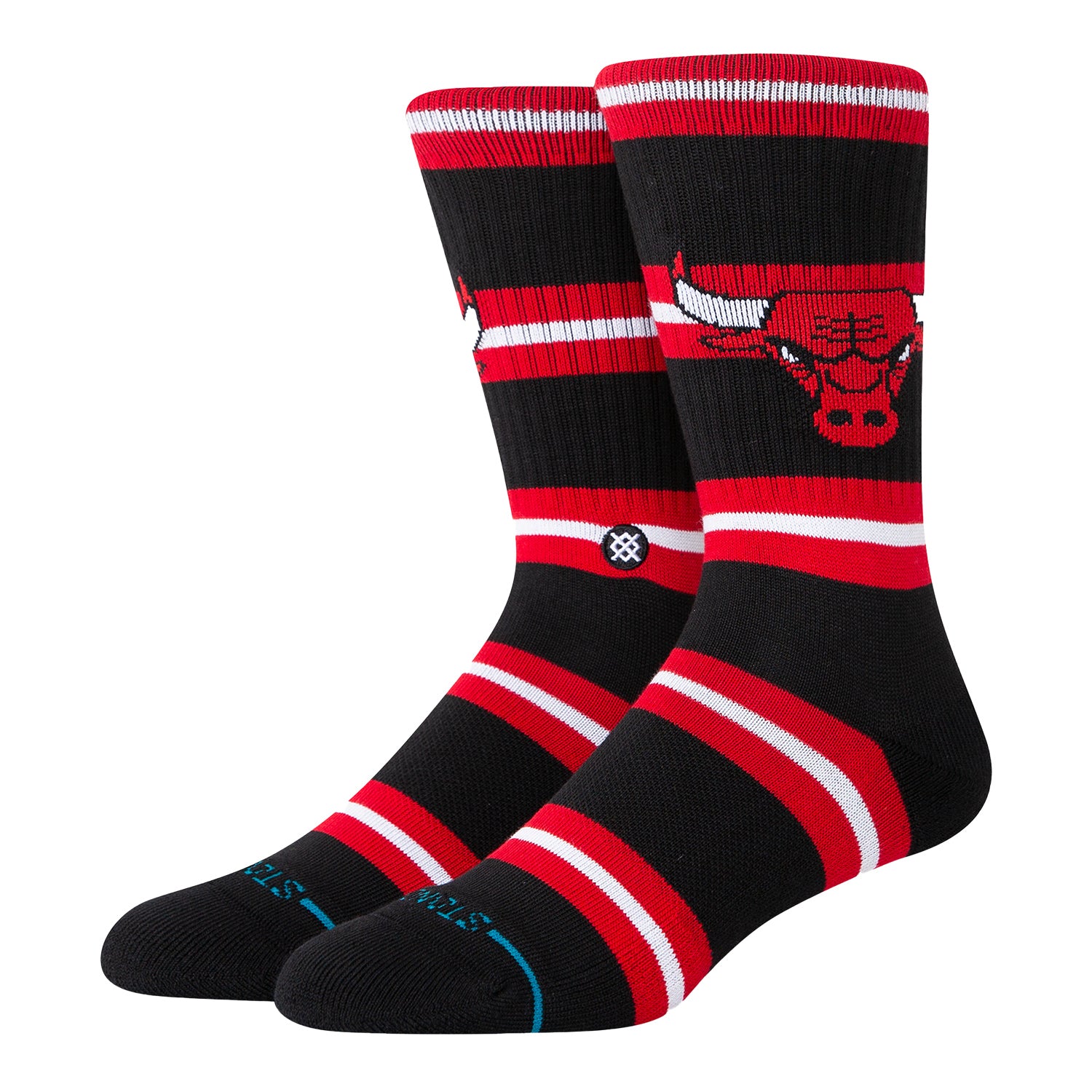 Chicago Bulls Prep Stripe Sock