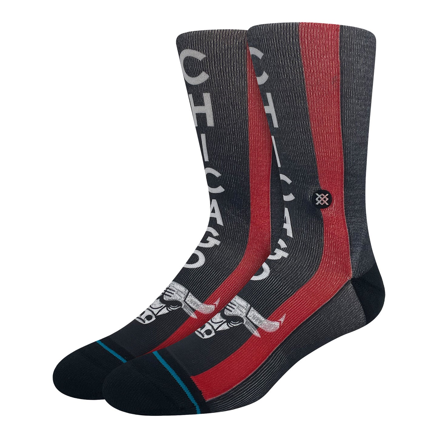 2023-24 CHICAGO BULLS CITY EDITION STANCE SOCKS - side view